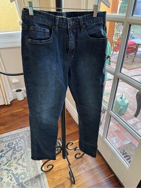 Urban Star Men's Dark Blue Straight-Leg Jeans 30/30